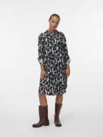 VERO MODA - VMFANINI L/S BLK SHIRT DRESS