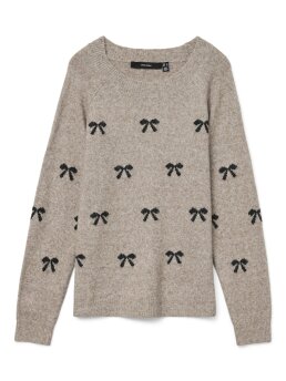 VERO MODA - VMDOFFY INTARSIA LS O-NCK PULL