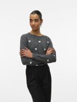 VERO MODA - VMDOFFY INTARSIA LS O-NCK PULL
