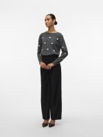 VERO MODA - VMDOFFY INTARSIA LS O-NCK PULL