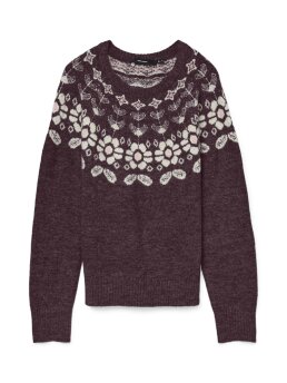 VERO MODA - VMSIMONE LS NORDIC PULLOVER GA