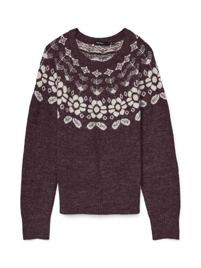 VERO MODA - VMSIMONE LS NORDIC PULLOVER GA
