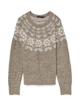VERO MODA - VMSIMONE LS NORDIC PULLOVER GA