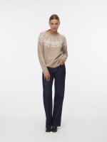 VERO MODA - VMSIMONE LS NORDIC PULLOVER GA