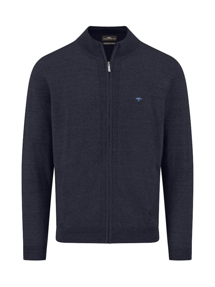 FYNCH-HATTON - Cardigan Stand-Up, Cotton Wool