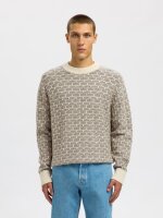 SELECTED - SLHKEITH LS KNIT RELAXED CREW