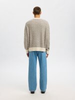 SELECTED - SLHKEITH LS KNIT RELAXED CREW