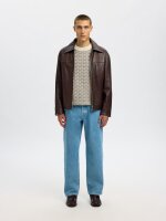 SELECTED - SLHKEITH LS KNIT RELAXED CREW