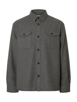 SELECTED - SLHRLXPABLO WOOL BLEND OVERSHI