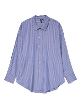 VERO MODA - VMNORA LS OVERSIZE SHIRT WVN N