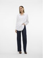 VERO MODA - VMNORA LS OVERSIZE SHIRT WVN N