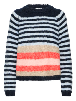 PULZ - PZABENA STRIPED PULLOVER