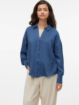 VERO MODA - VM VMMELANEY QUEENY LS SHIRT W