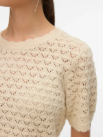 VERO MODA - VMJAQUELINE SS O-NECK TOP BOO