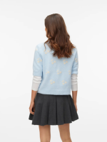 VERO MODA - VMDOFFY INTARSIA LS O-NCK PULL