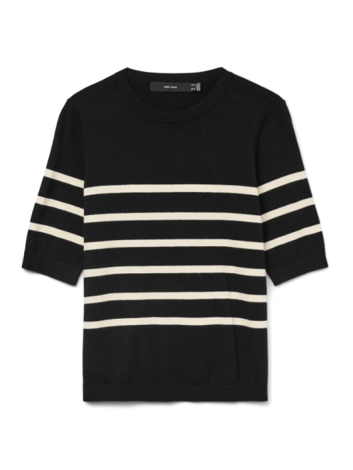 VERO MODA - VMSABA PLAIN SS O-NECK PULLOVE