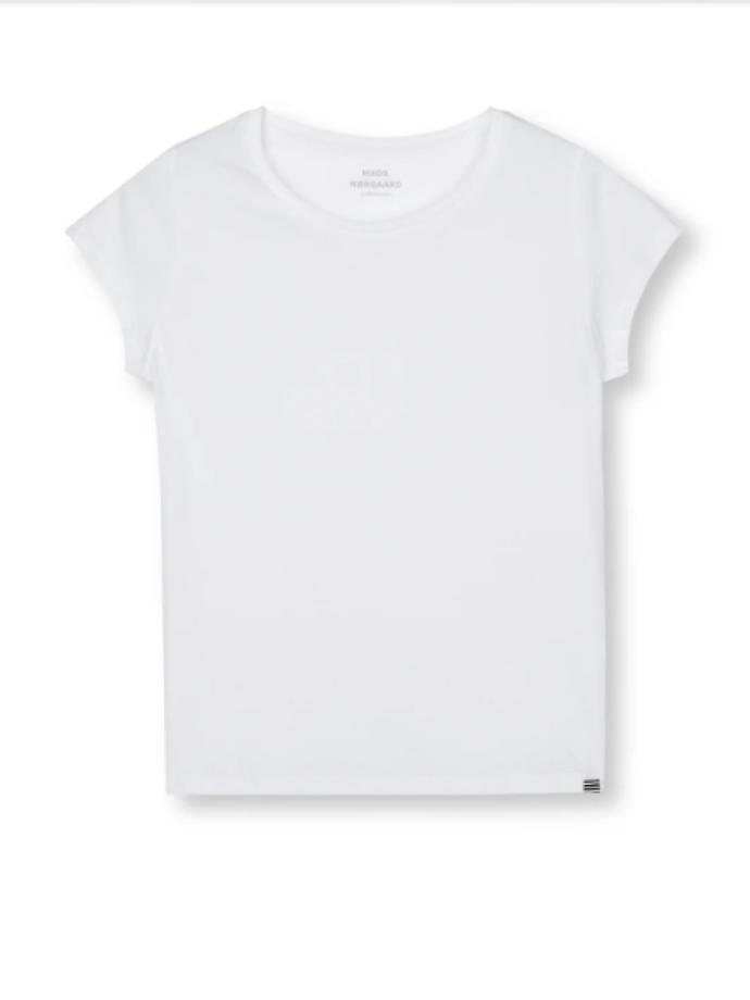 MADS NØRGAARD Dame - Fine Jersey Teasy Tee FAV MADS NØRGAARD Dame - Fine Jersey Teasy Tee FAV