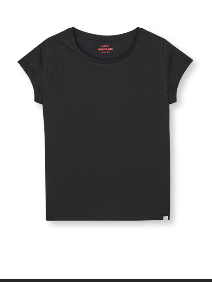 MADS NØRGAARD Dame - Fine Jersey Teasy Tee FAV MADS NØRGAARD Dame - Fine Jersey Teasy Tee FAV