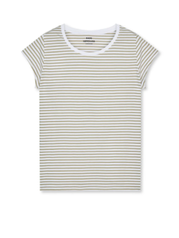 Mads Nørgaard - Fine Jersey Teasy Tee Stripe