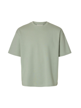 SELECTED - SLHLOOSEOSCAR SS O-NECK TEE NO