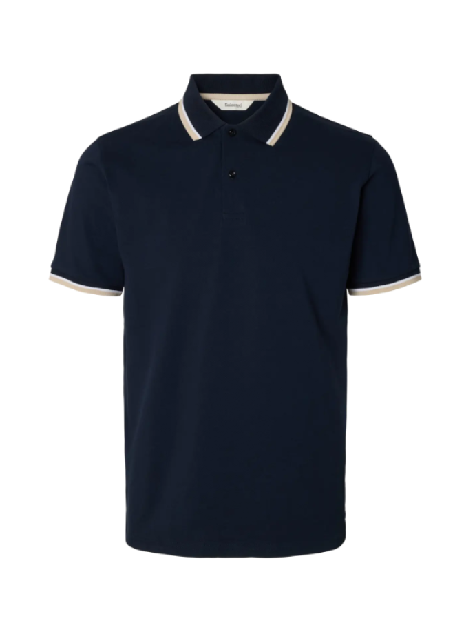 SELECTED - SLMSLIM-ATLAS SPORT SS POLO NO