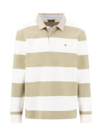 FYNCH-HATTON - Rugby Polo Stripe Offwhite FYNCH-HATTON - Rugby Polo Stripe Offwhite