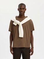 SELECTED - SLMASPEN SS O-NECK TEE NOOS