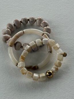 THREE M - Armbånd 3-styk