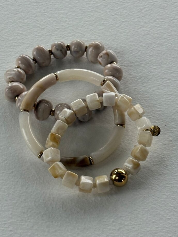 THREE M - Armbånd 3-styk