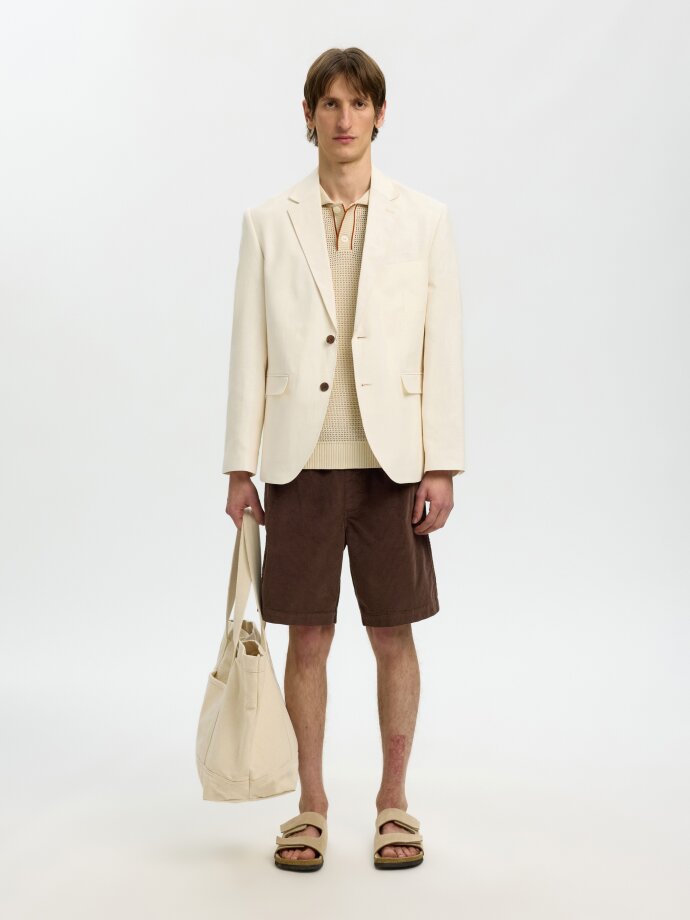 SELECTED - SLHREGULAR JACE CORDUROY SHORT SELECTED - SLHREGULAR JACE CORDUROY SHORT