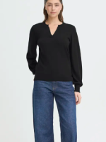 PULZ - PZSARA LS FLOUNCE PULLOVER 50 PULZ - PZSARA LS FLOUNCE PULLOVER 50