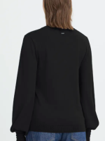 PULZ - PZSARA LS FLOUNCE PULLOVER 50 PULZ - PZSARA LS FLOUNCE PULLOVER 50