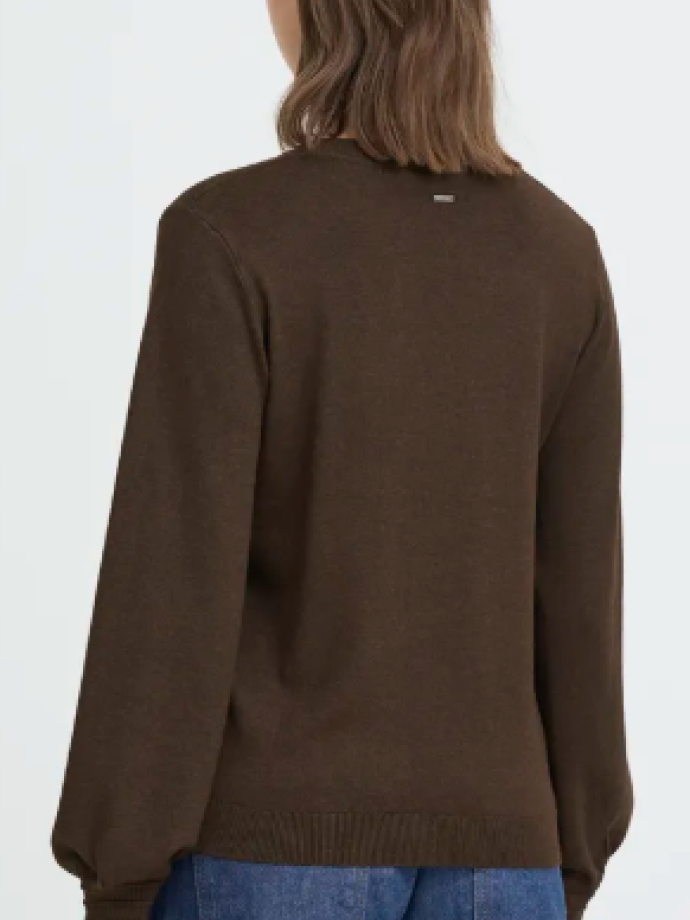 PULZ - PZSARA LS FLOUNCE PULLOVER 50 PULZ - PZSARA LS FLOUNCE PULLOVER 50