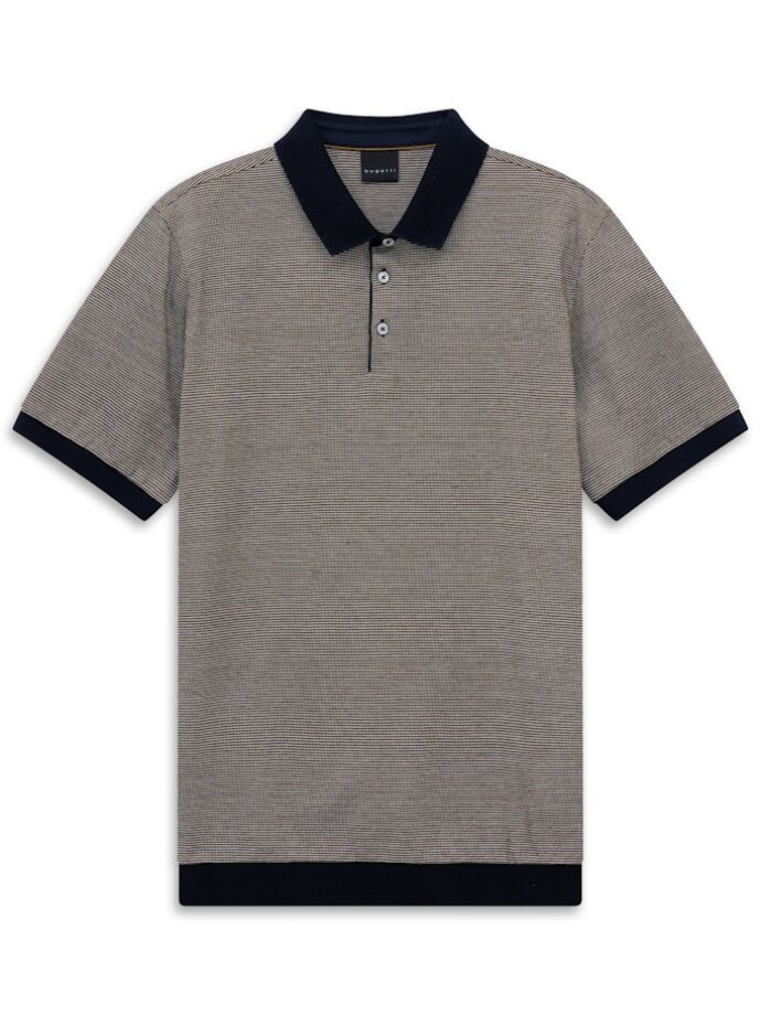 BUGATTI - Herre Polo 1/2 Arm