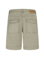 RED BUTTON - Sara Short Lyocell Twill High