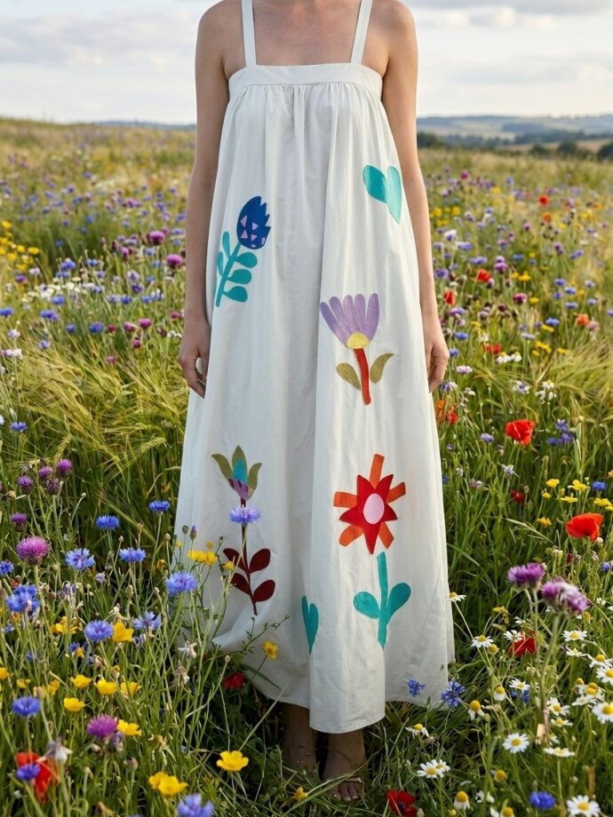 QNUZ - Boheme Dress w Embrodery, Shou QNUZ - Boheme Dress w Embrodery, Shou