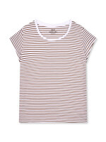 Mads Nørgaard - Fine Jersey Teasy Tee Stripe Mads Nørgaard - Fine Jersey Teasy Tee Stripe