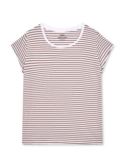 Mads Nørgaard - Fine Jersey Teasy Tee Stripe