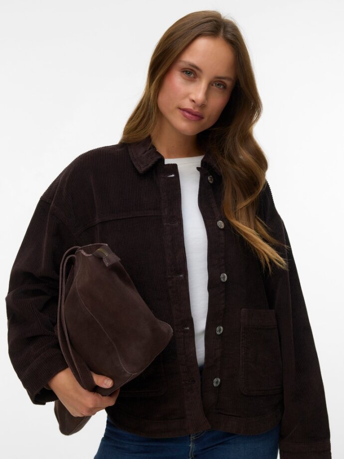 VERO MODA - VMJAMIE LS CORDUROY SHACKET MI