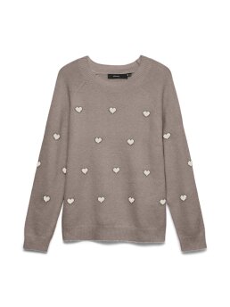 VERO MODA - VMDOFFY INTARSIA LS O-NCK PULL