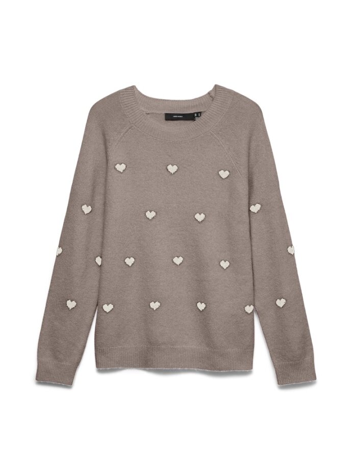 VERO MODA - VMDOFFY INTARSIA LS O-NCK PULL VERO MODA - VMDOFFY INTARSIA LS O-NCK PULL