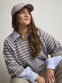KOPENHAKEN Dame - Carla Knit stripe T-shirt