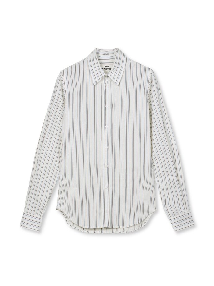 Mads Nørgaard - Cohen Poplin Shady Shirt Mads Nørgaard - Cohen Poplin Shady Shirt