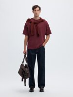SELECTED - SLHLOOSEOSCAR SS O-NECK TEE SELECTED - SLHLOOSEOSCAR SS O-NECK TEE
