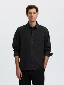 SELECTED - SLMCLAUS-CARLO REG DENIM LS SH