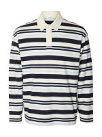 SELECTED - SLMRELAXJACK STRIPE LS POLO
