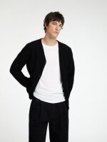 SELECTED - SLMJIN BOILED WOOL CARDIGAN