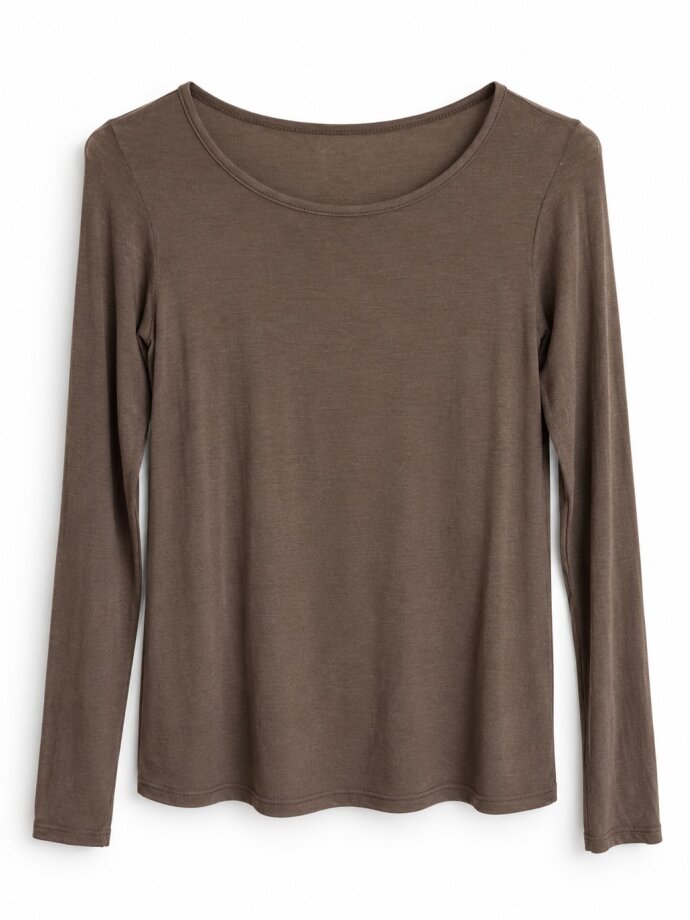 THREE M - Aura Cashmerer Blouse Plain Co THREE M - Aura Cashmerer Blouse Plain Co