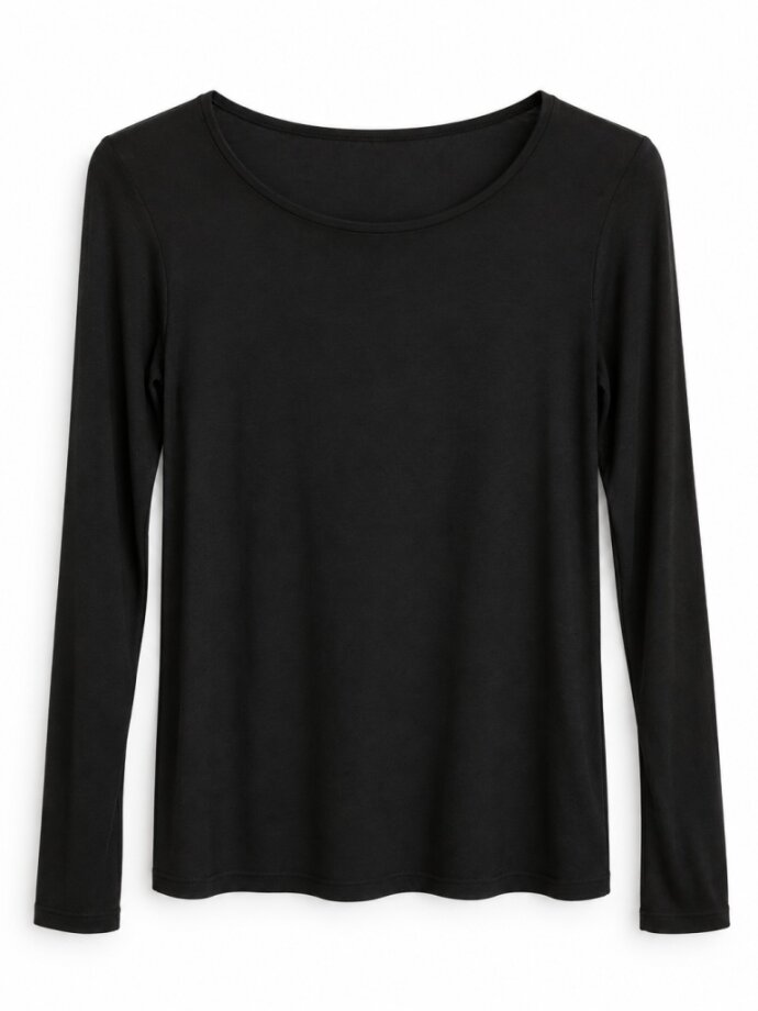 THREE M - Aura Cashmerer Blouse Plain Co THREE M - Aura Cashmerer Blouse Plain Co