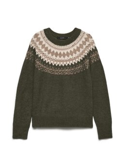 VERO MODA - VMSIMONE LS NORDIC PULLOVER GA